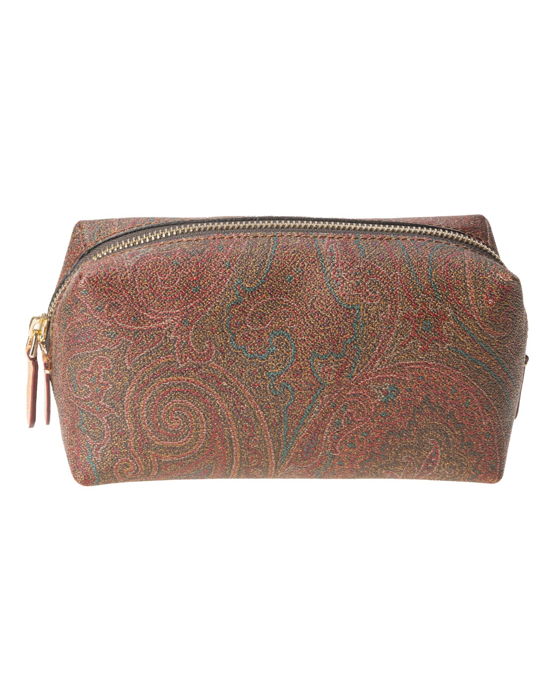 shop ETRO  Beauty: Etro beauty realizzato nell'inconfondibile tela Paisley jacquard e caratterizzato da finiture in pelle.
Chiusura con cerniera.
Accessori metallici con finitura dorata.
Fodera in tessuto logato ETRO.
Composizione Esterno: Tessuto di cotone Paisley jacquard spalmato con grana opaca e doppiato in tela.
Finiture: 100% pelle di vitello.
Fodera: 66% cotone, 34% poliestere.
Dimensioni: 20 x 10,5 x 8,5 cm.
Made in Italy.. 00389 8007-600 number 8998667